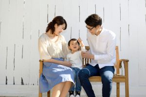 家族　夫婦と子ども