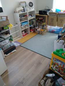 子ども部屋途中経過