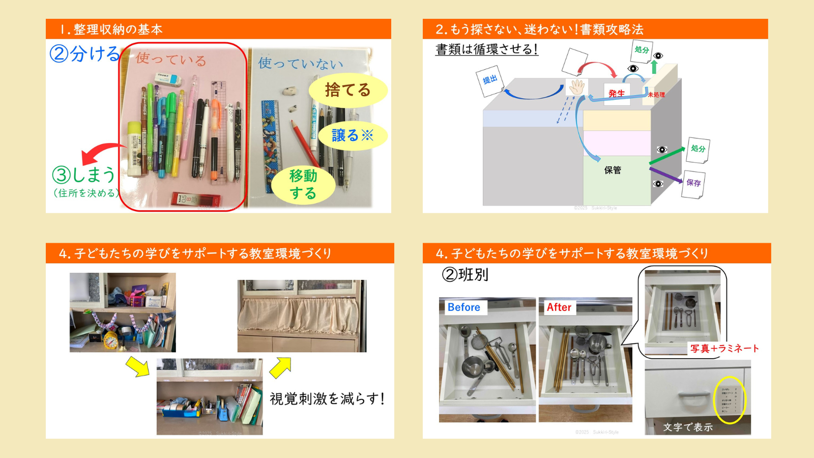 教職員向けお片づけ